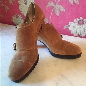 Anyi Lu Suede Nancy Bootie 6.5